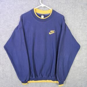 Vintage Nike Sweater Mens Large Crewneck Pullover Foot Locker Exclusive 90s